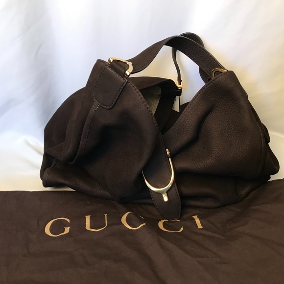 Gucci Hobo Bag Chocolate Brown